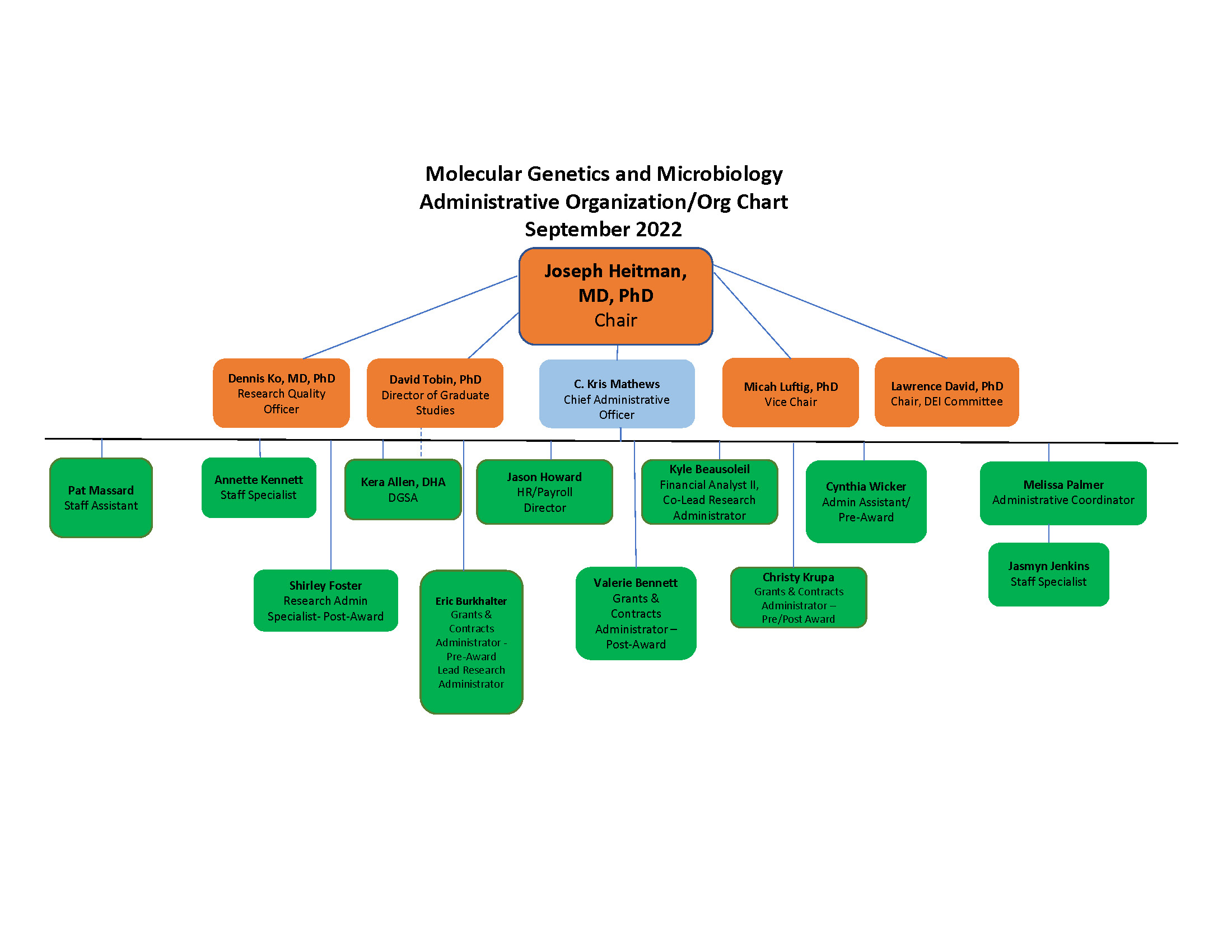 MGM Organizational Chart