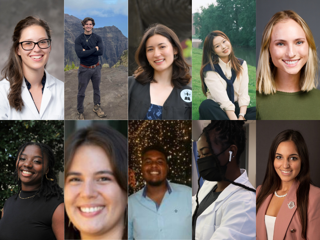 collage of 10 incoming MGM students